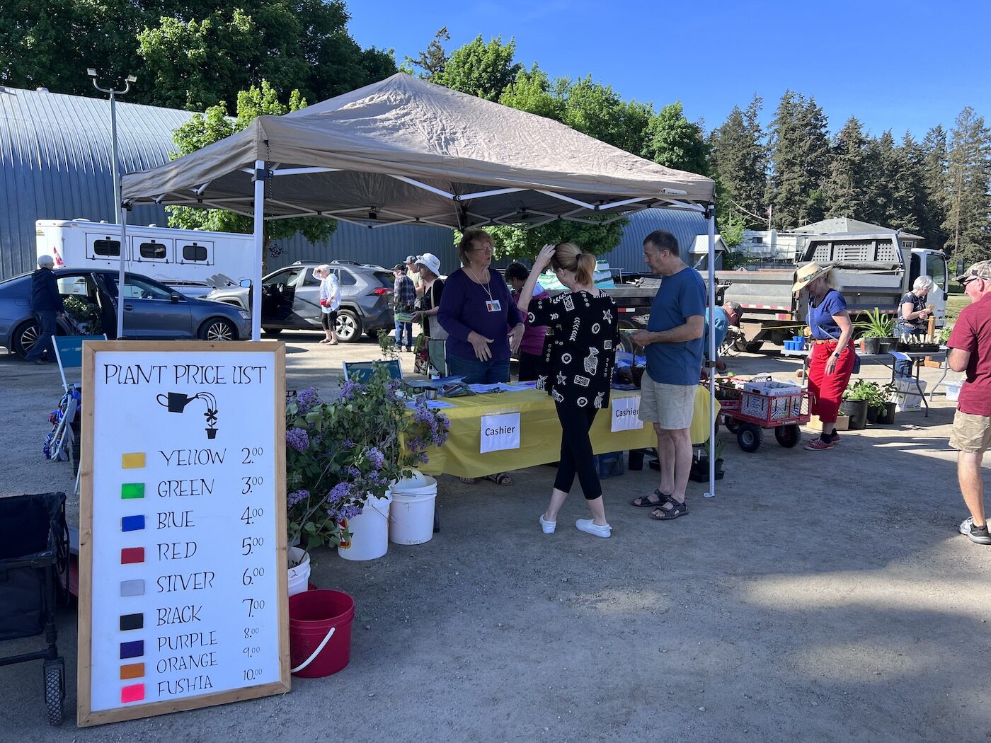garden club plant sale