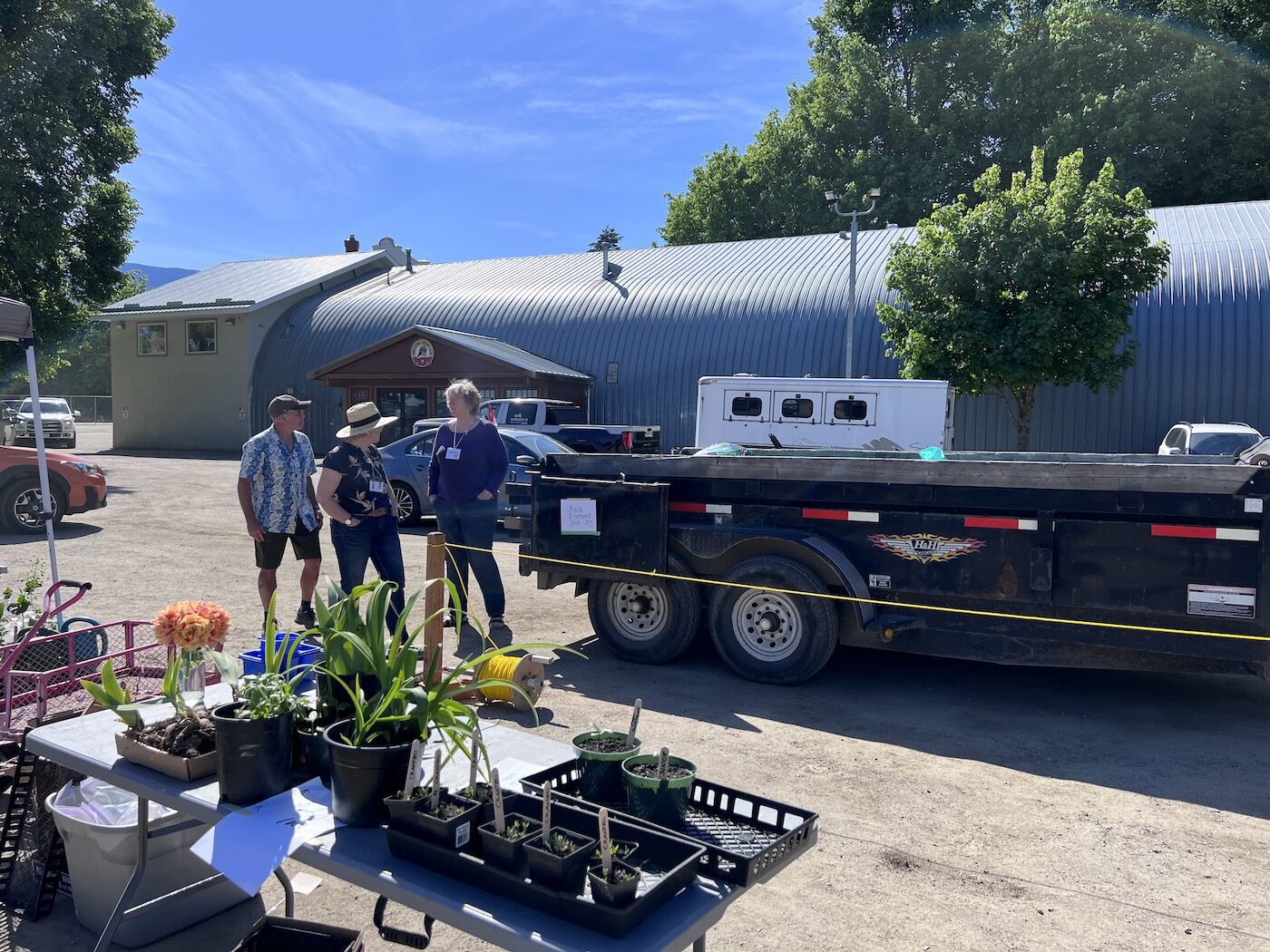 trailer of soil